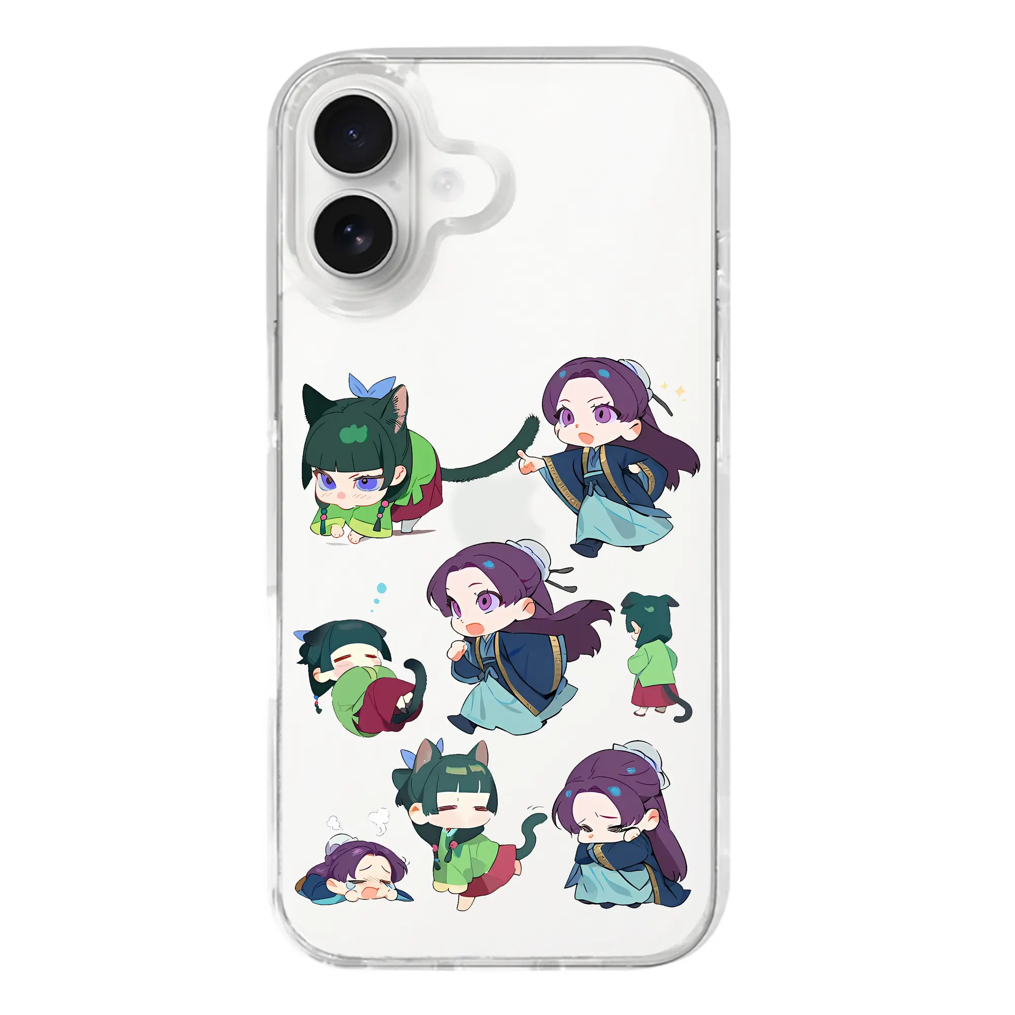 薬屋のひとりごと グッズ,壬氏 - iPhone 17シリーズ 透明スマホケース – 薄型・耐衝撃・精密フィット保護カバー